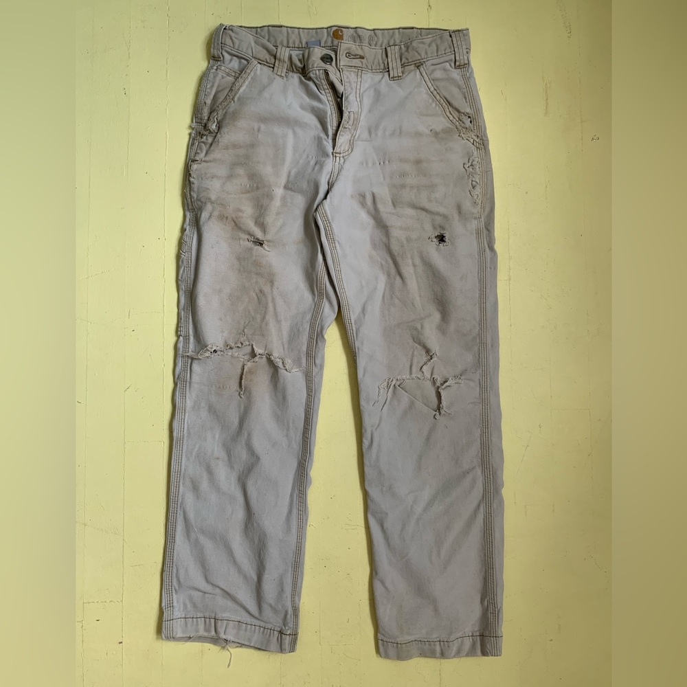 Thrashed Carhartt Work Pants 32x30